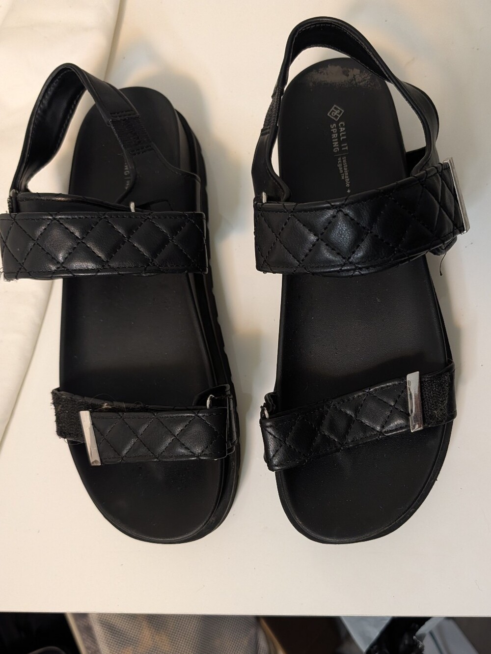 Call It Spring Quilted Sandal